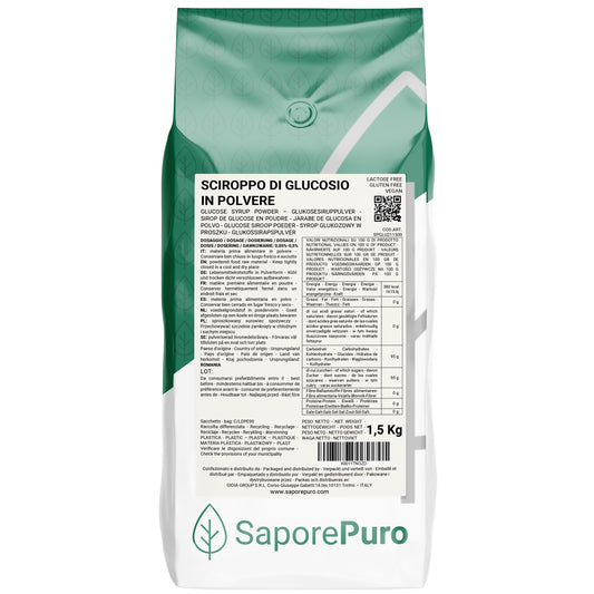 Glucose syrup powder 21DE - 1.5 kg - SaporePuro